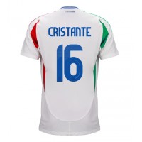 Maglie da calcio Italia Bryan Cristante #16 Seconda Maglia Europei 2024 Manica Corta